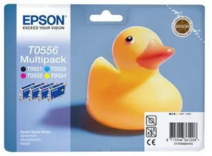 Inkoustová náplň multipack pre tlačiareň "StylusPhoto RX425", EPSON B+C+M+Y, 32ml